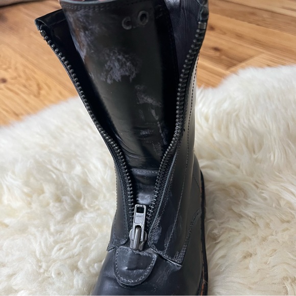 Funky Zip up Clone combat boots Black Size 6 - Picture 9 of 12
